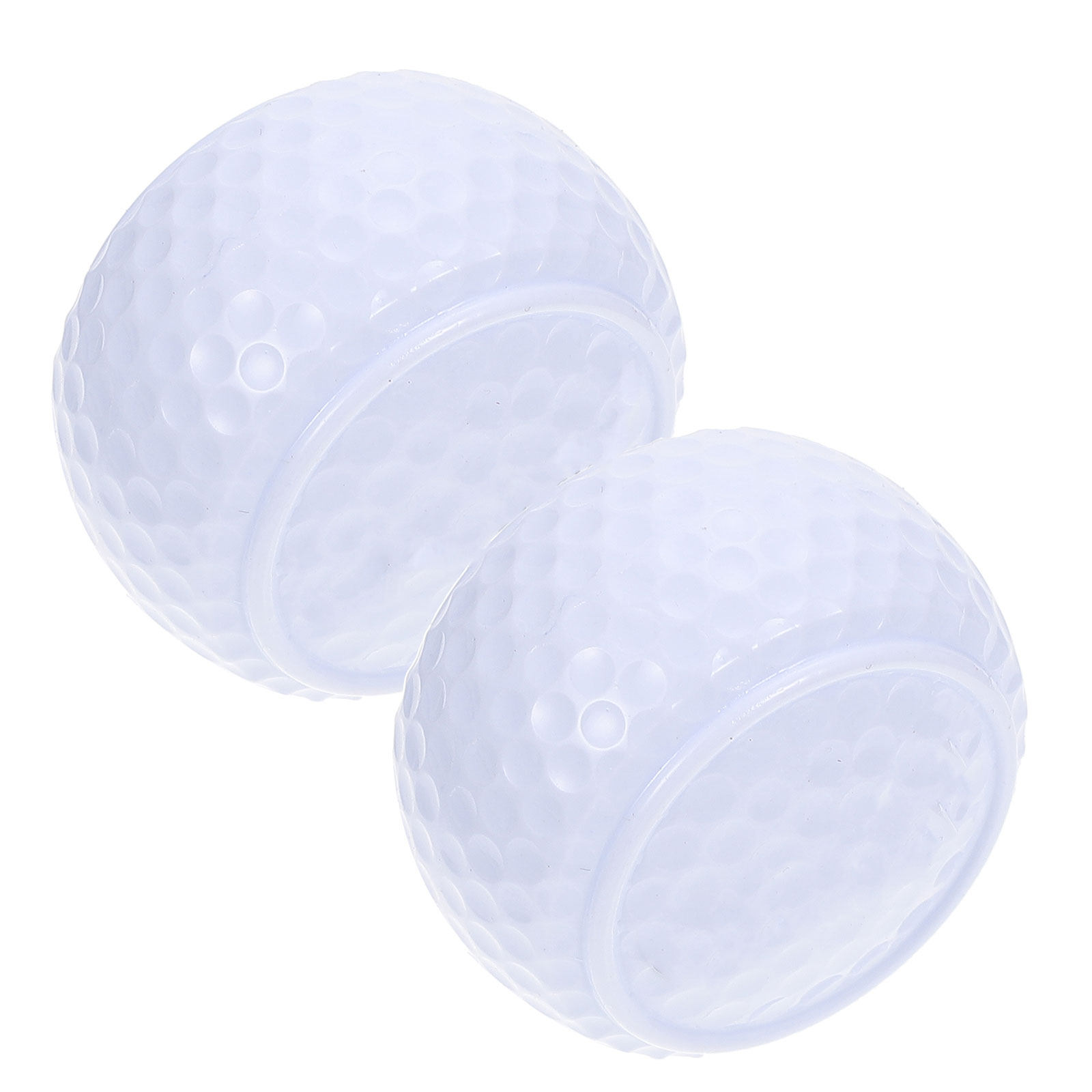 Practice Equipment For Golf - 2Pcs Golfing Balls Flat Shape Synthetic