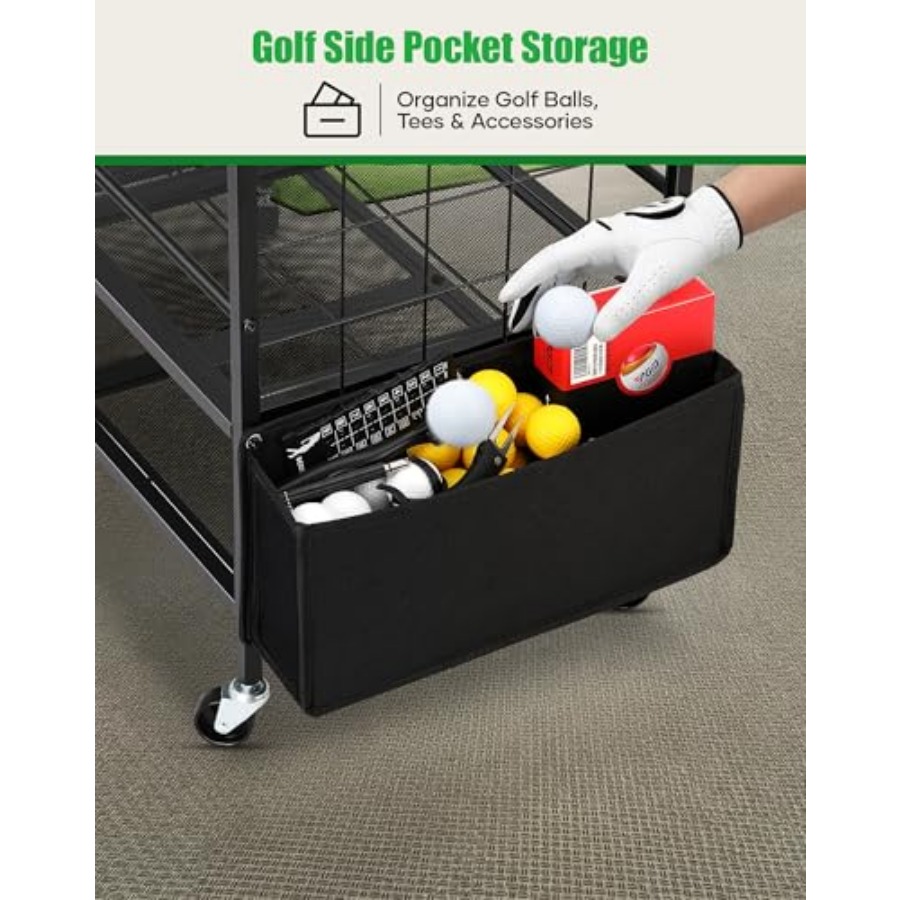 Golf Bag Storage Garage Organi - Golf Equipment Organizer For Garage のレビューと価格