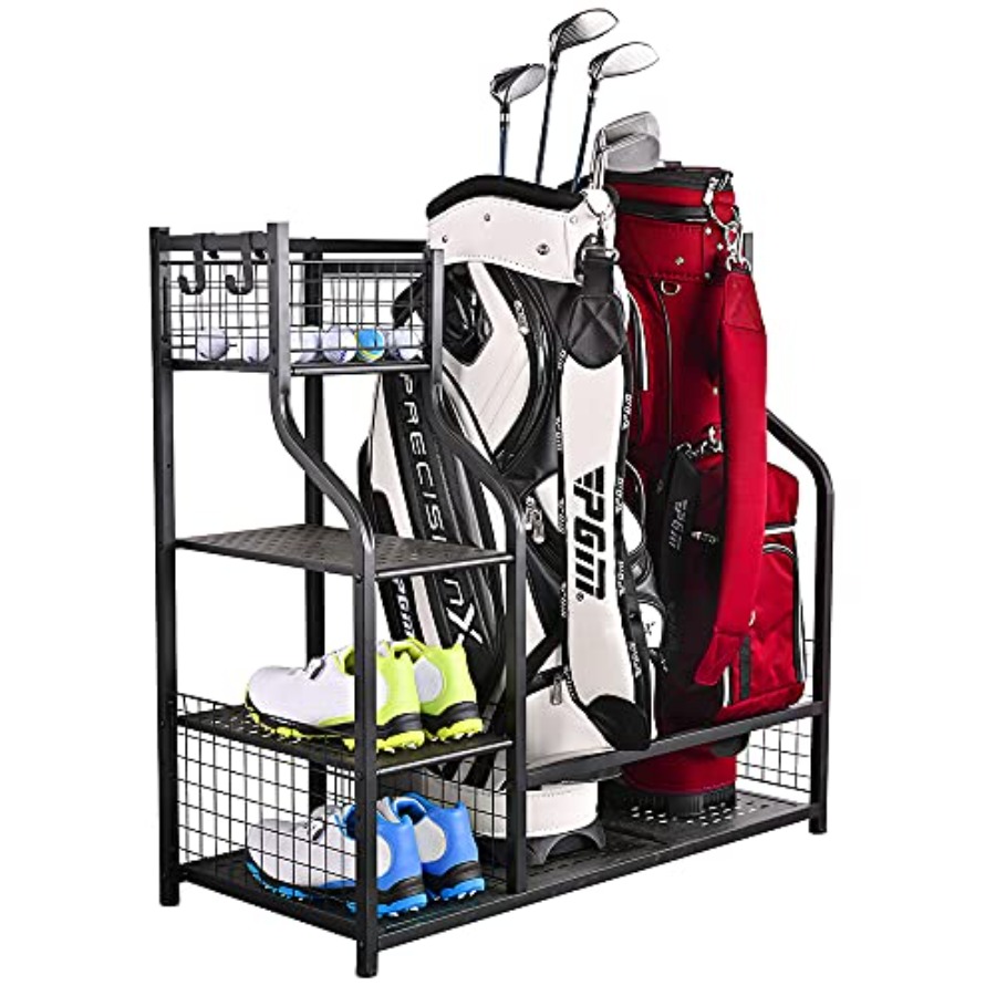 Golf Bag Garage Storage Organi - Golf Equipment Organizer For Garage のレビューと価格
