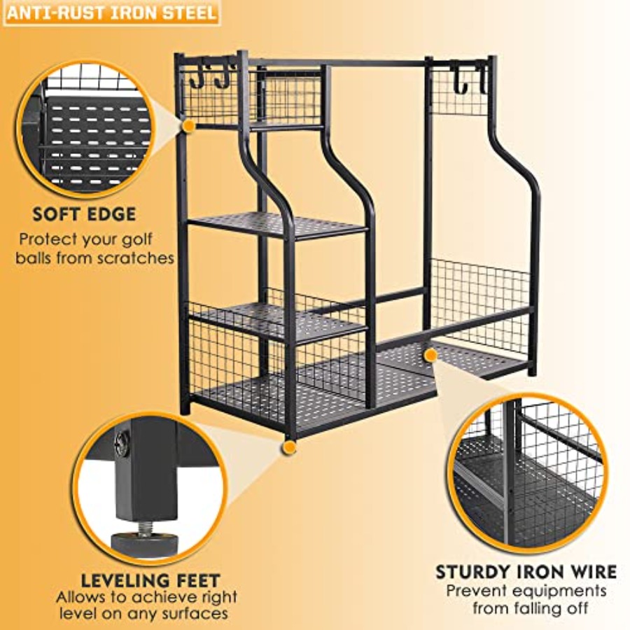 Golf Bag Garage Storage Organi - Golf Equipment Organizer For Garage のレビューと価格