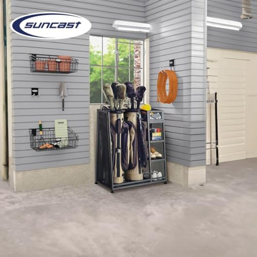 Heavy-duty metal golf bag and  - Golf Equipment Organizer For Garage のレビューと価格