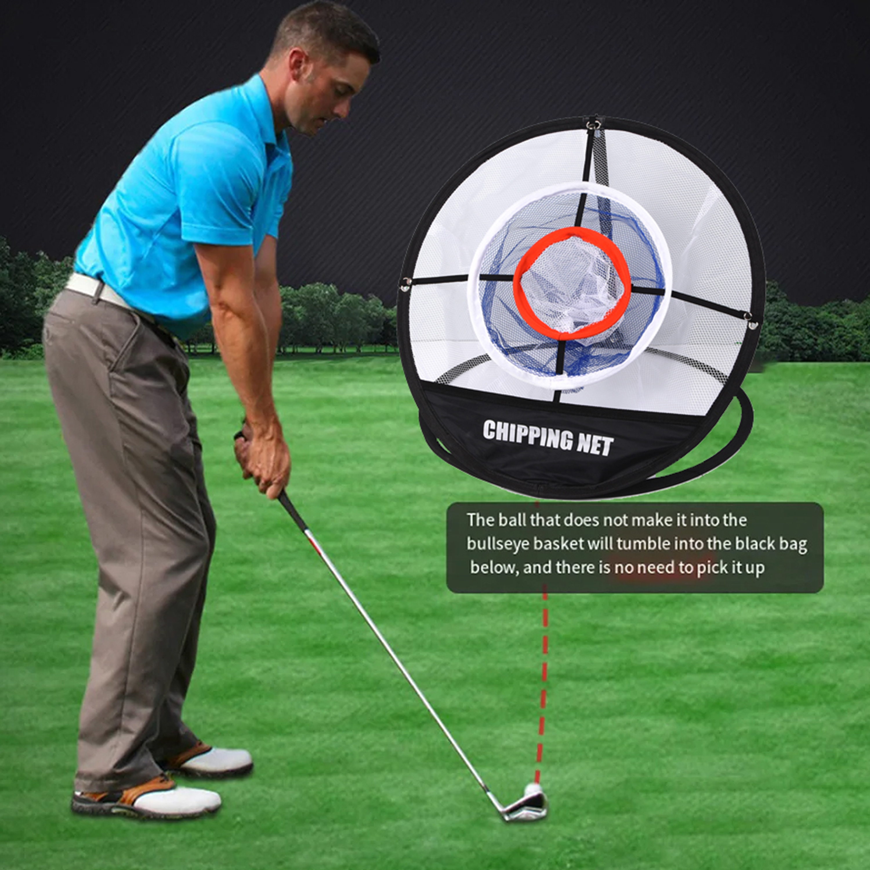 Golf Chipping Net Pop Up Pract - Practice Equipment For Golf のレビューと価格