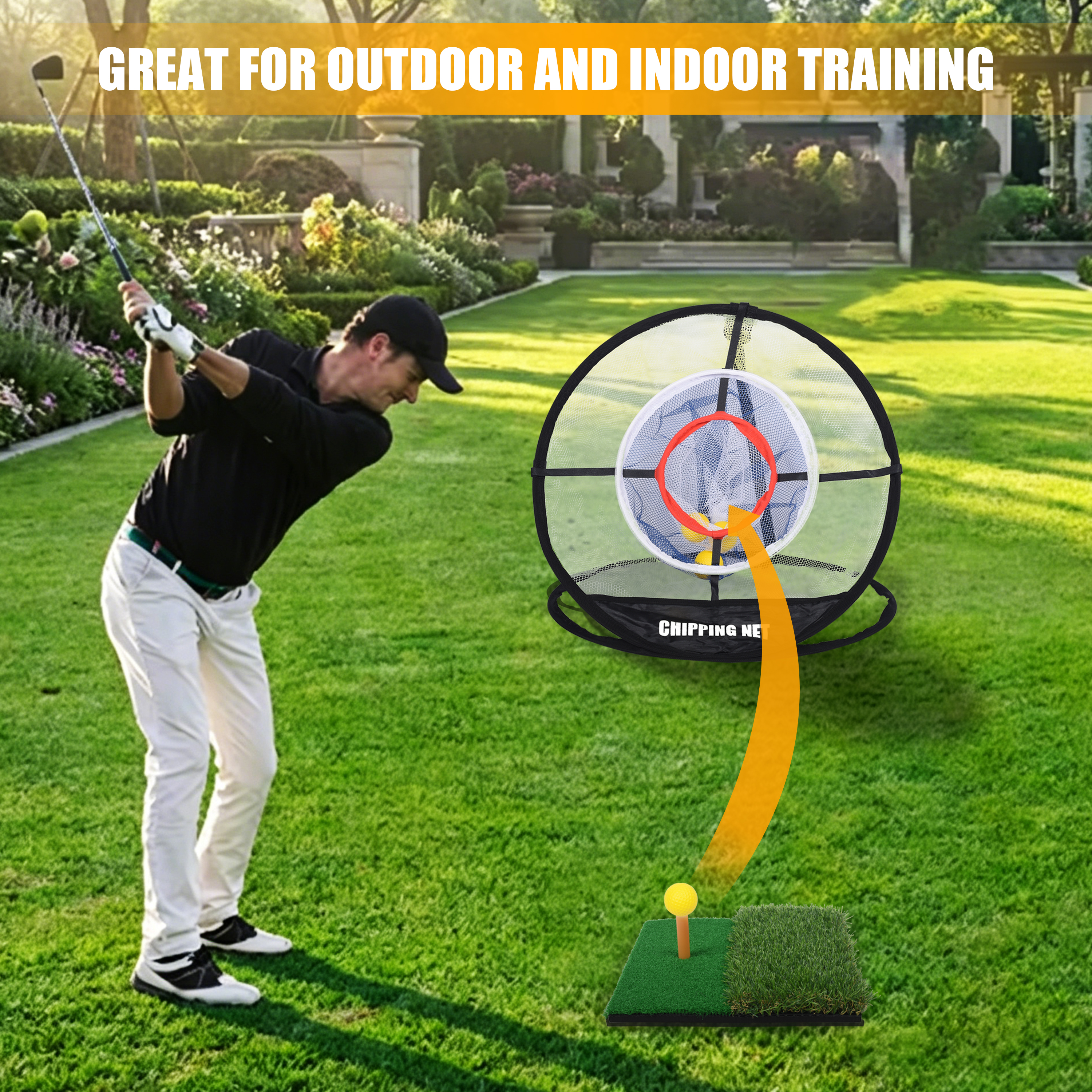 Golf Chipping Net Pop Up Pract - Practice Equipment For Golf のレビューと価格