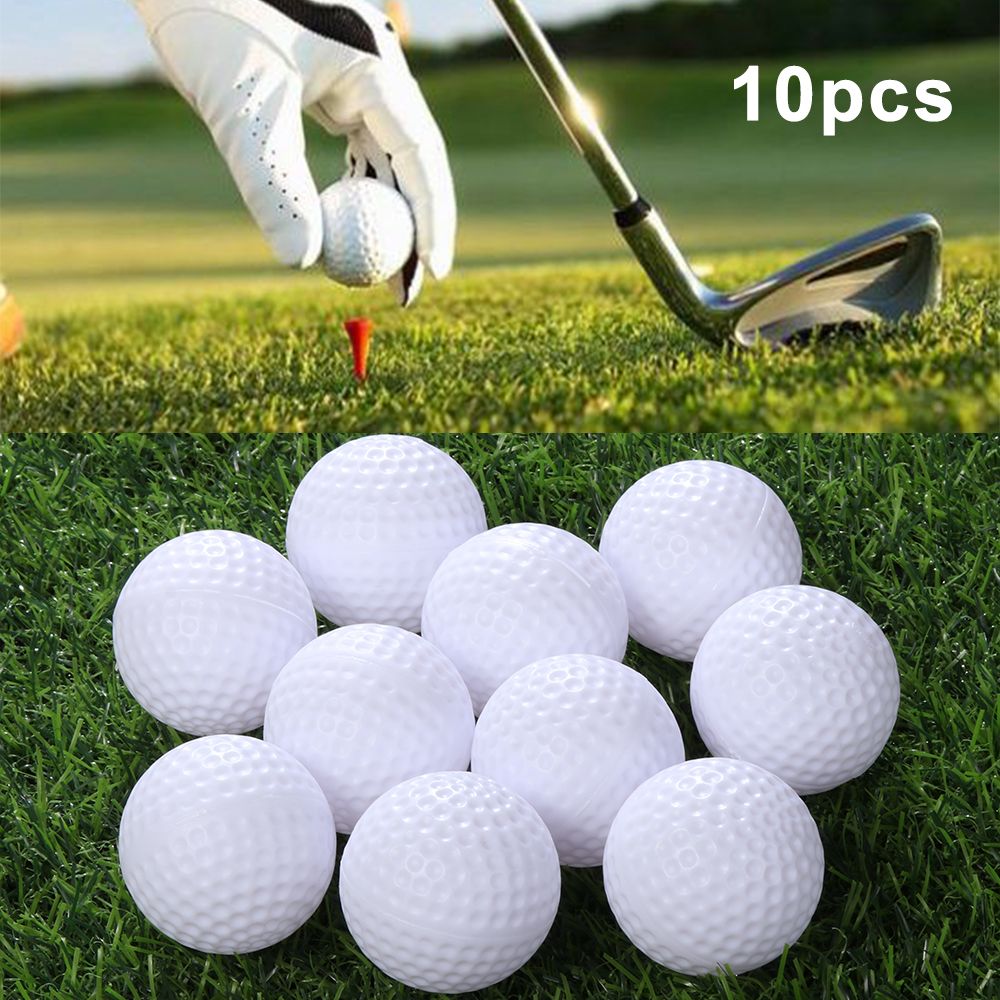Practice Golf Balls 10 Pcs Whi - Practice Equipment For Golf のレビューと価格