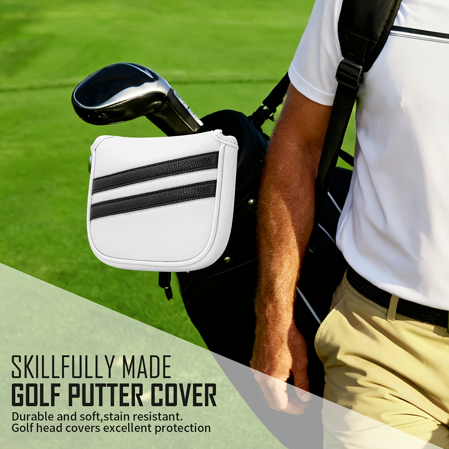 1pc Double Bar Stripes Style G - Golf Equipment Organizer のレビューと価格