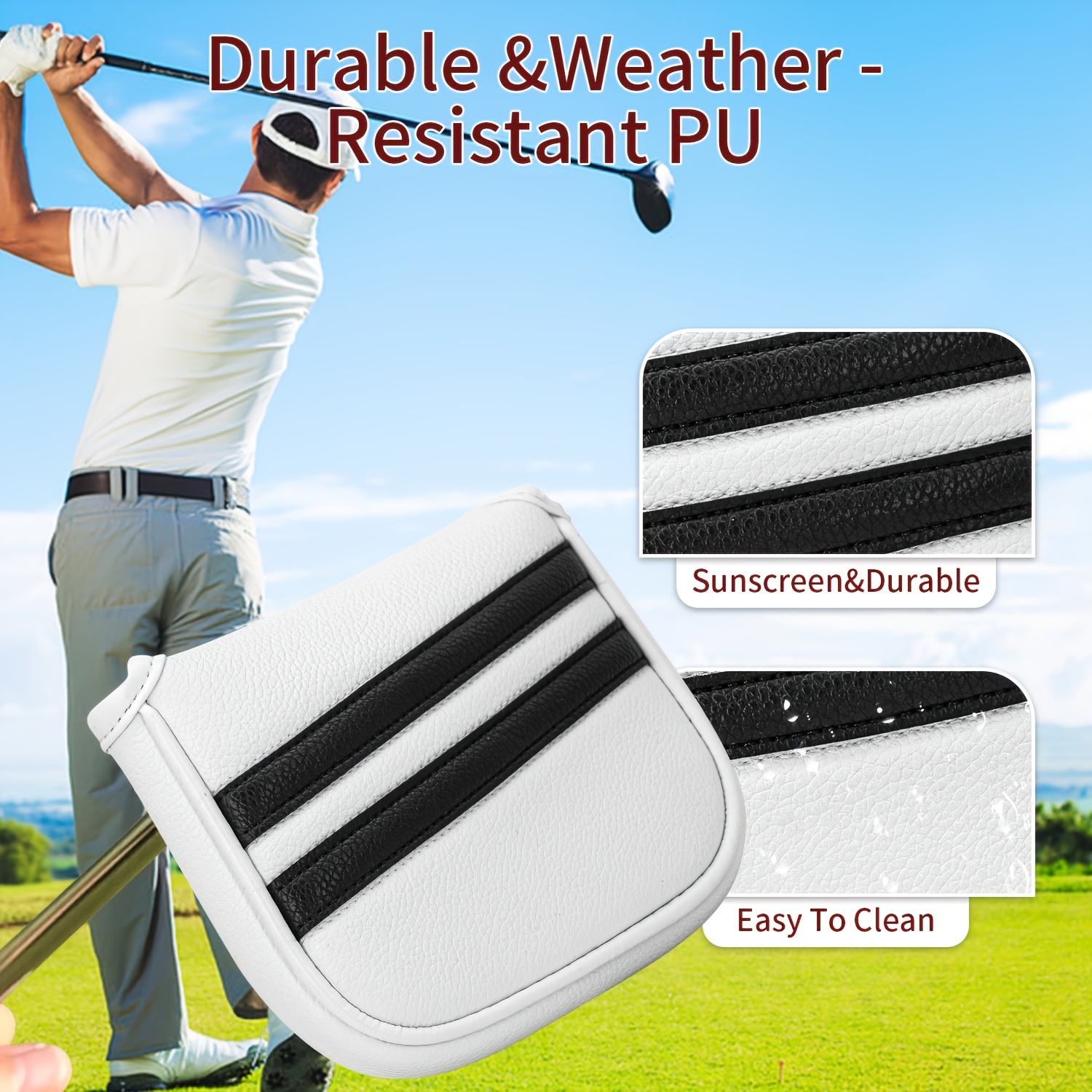 1pc Double Bar Stripes Style G - Golf Equipment Organizer のレビューと価格