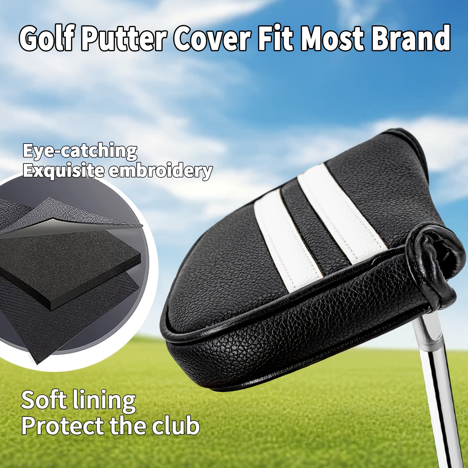 1pc Double Bar Stripes Style G - Golf Equipment Organizer のレビューと価格
