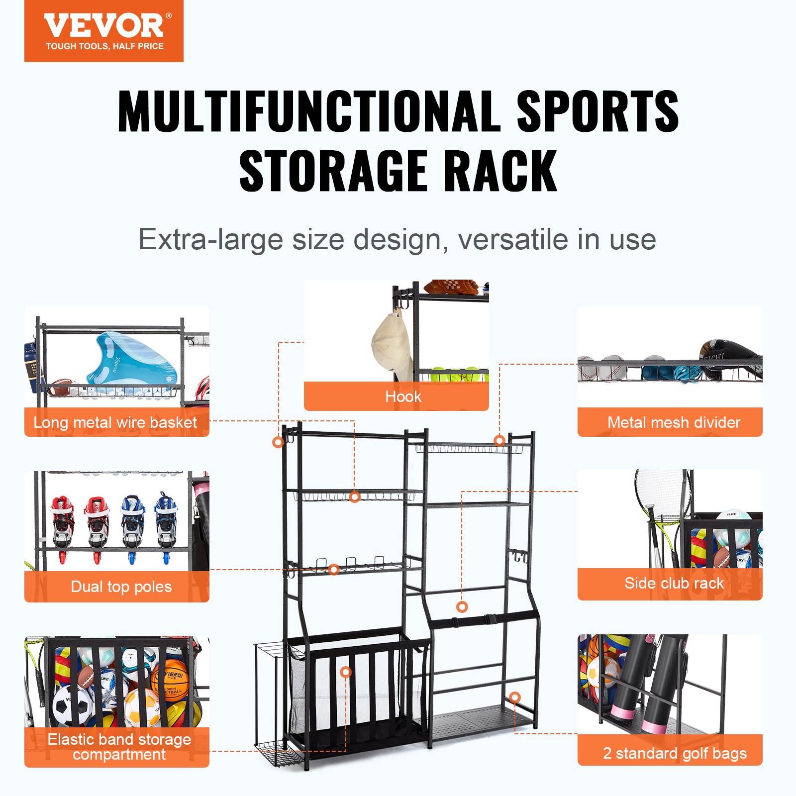 Golf Storage Garage Organizer, - Golf Equipment Organizer For Garage のレビューと価格