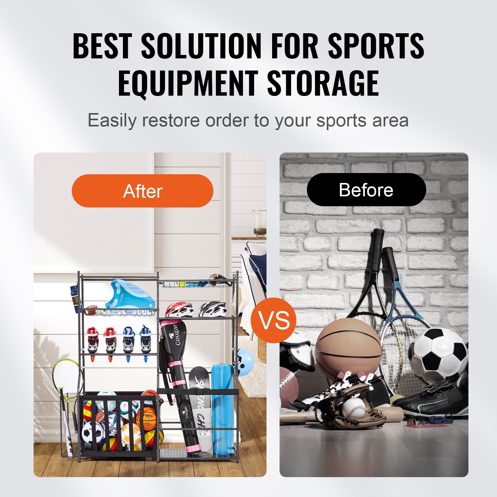 Golf Storage Garage Organizer, - Golf Equipment Organizer For Garage のレビューと価格