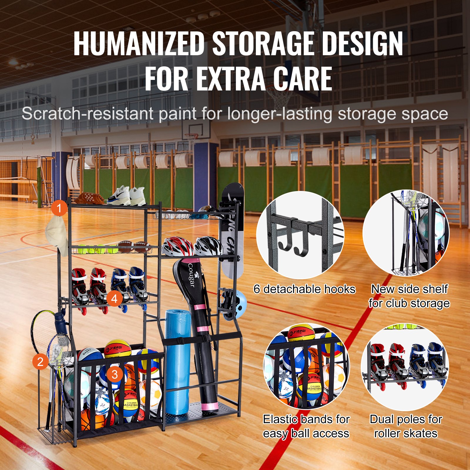 Golf Storage Garage Organizer, - Golf Equipment Organizer For Garage のレビューと価格