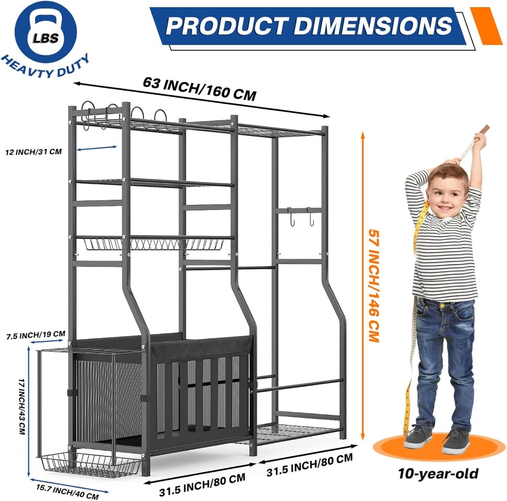 Heavy Duty Garage Sports Equip - Golf Equipment Organizer For Garage のレビューと価格
