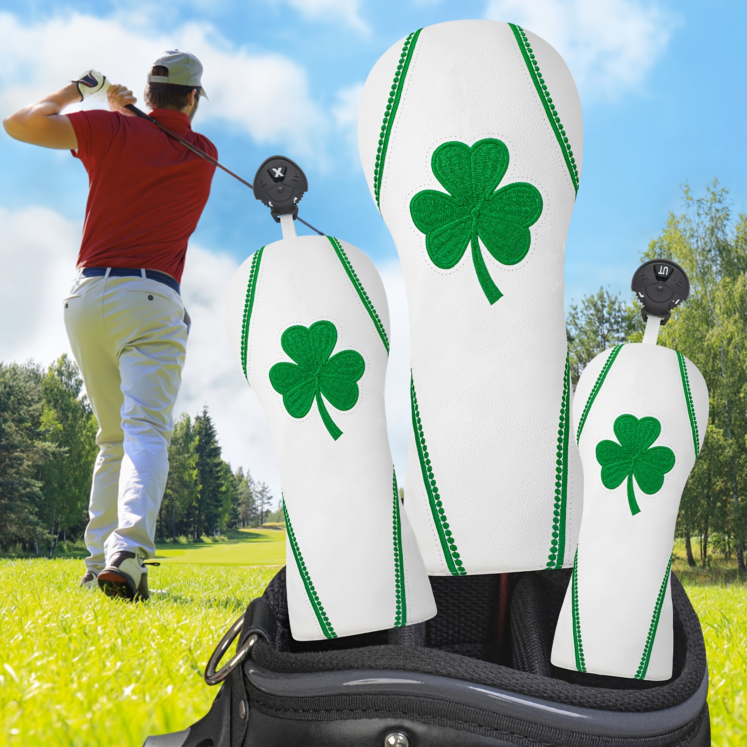 1pc/4pcs Golf Club Head Covers - Headcover Driver のレビューと価格