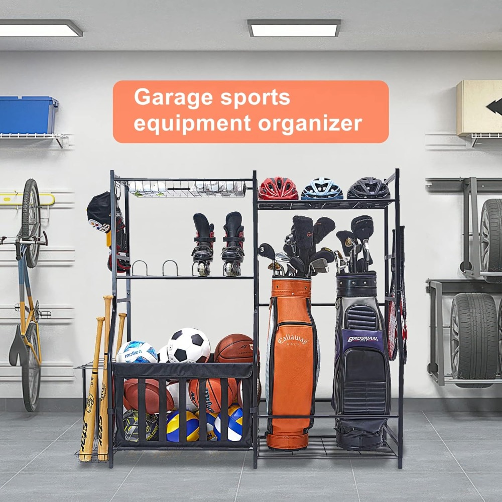 Garage Sports Equipment Organi - Golf Equipment Organizer For Garage のレビューと価格