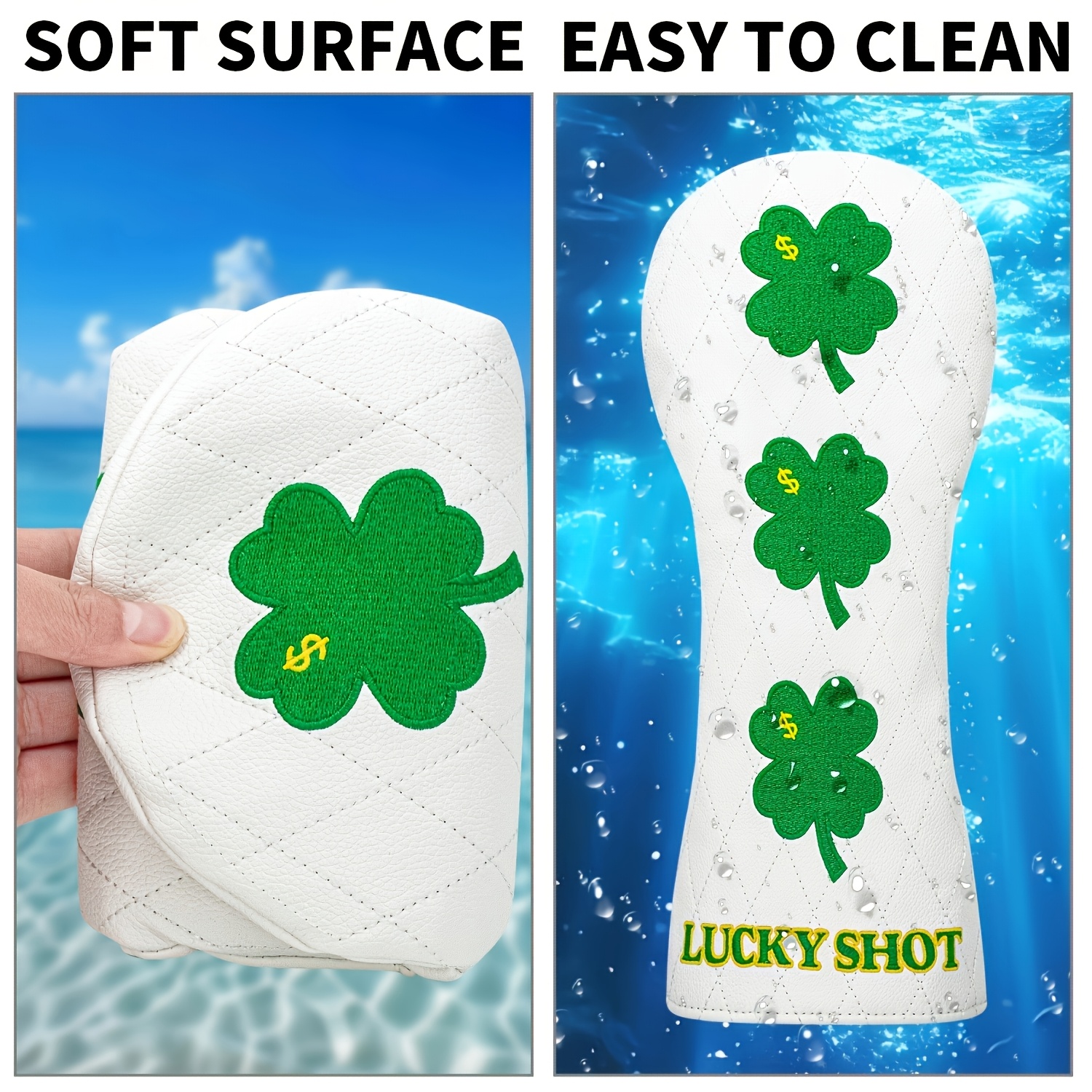 1pc/3pcs Four-Leaf Clover Doll - Headcover Driver のレビューと価格