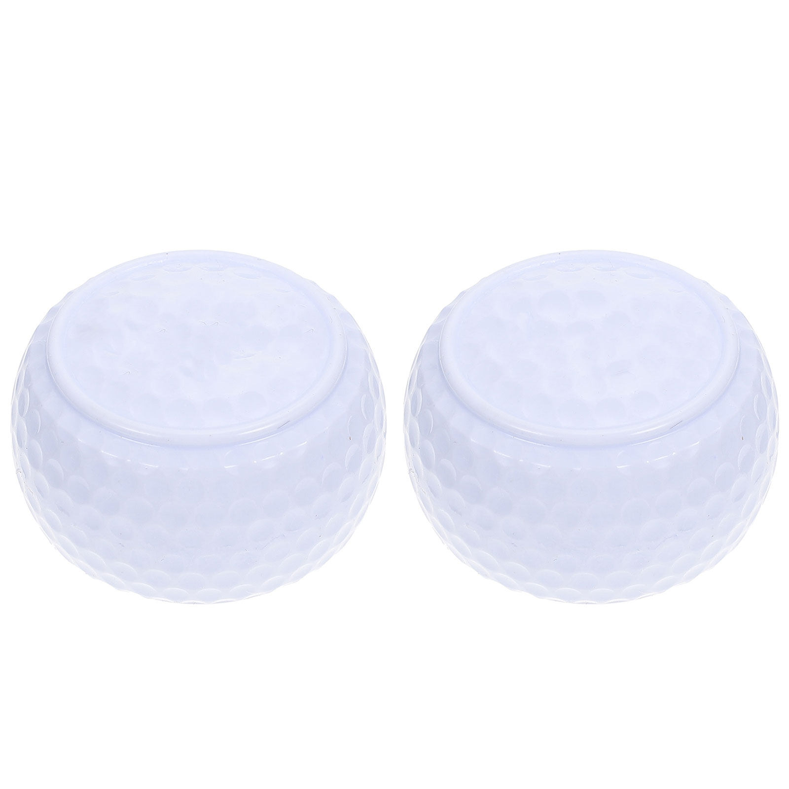 2Pcs Golfing Balls Flat Shape  - Practice Equipment For Golf のレビューと価格
