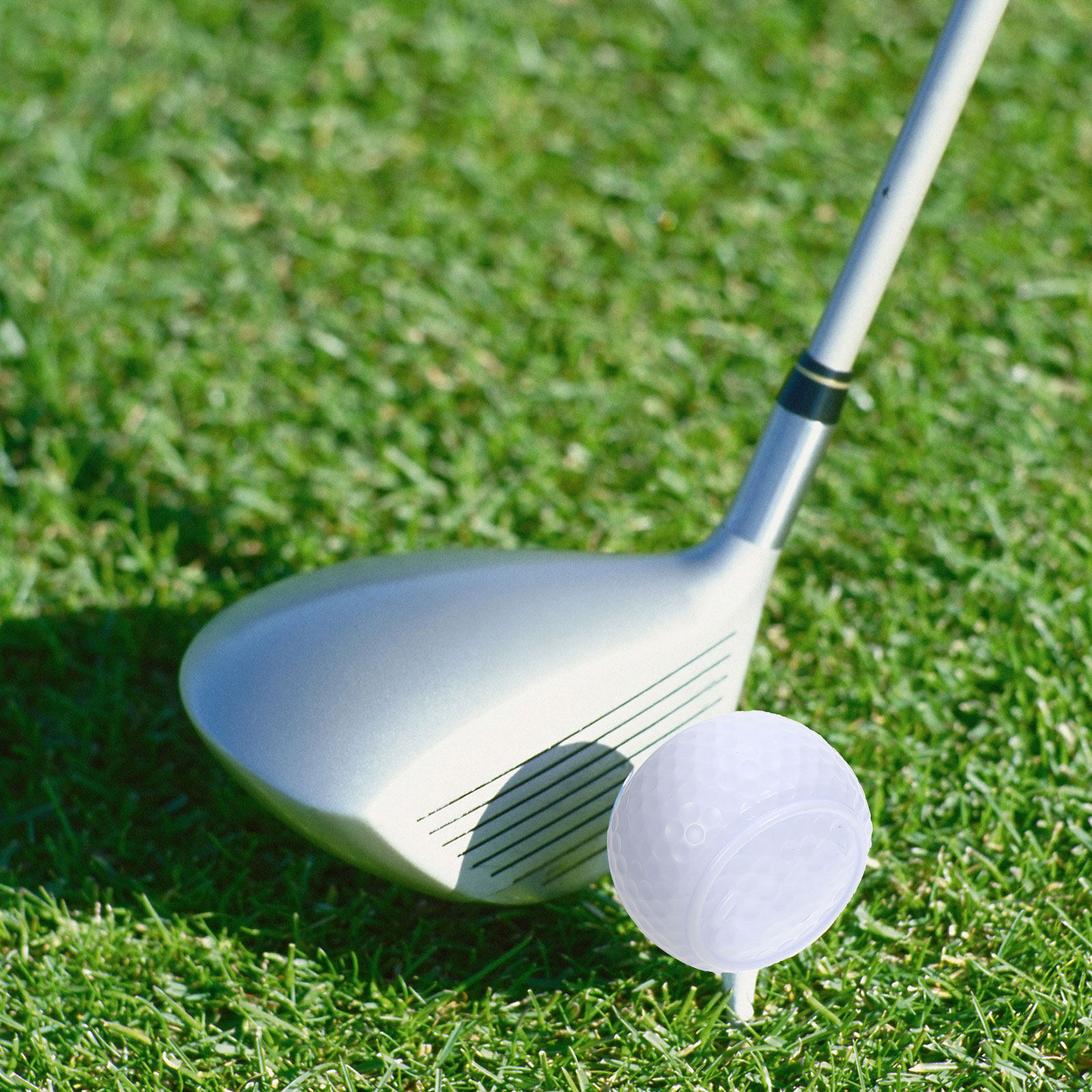 2Pcs Golfing Balls Flat Shape  - Practice Equipment For Golf のレビューと価格