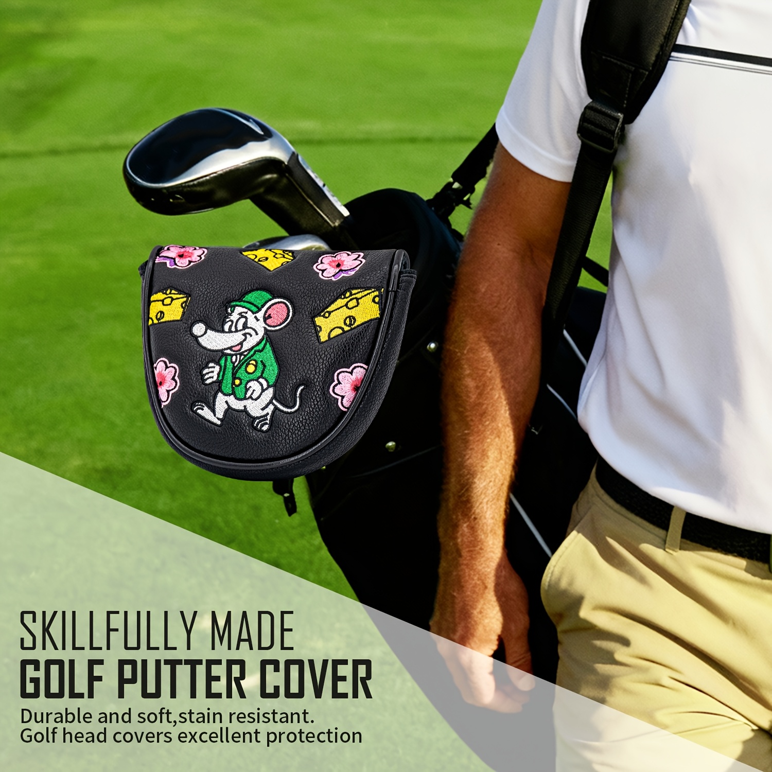 1pc Mouse Cheese Design Golf C - Golf Equipment Organizer のレビューと価格