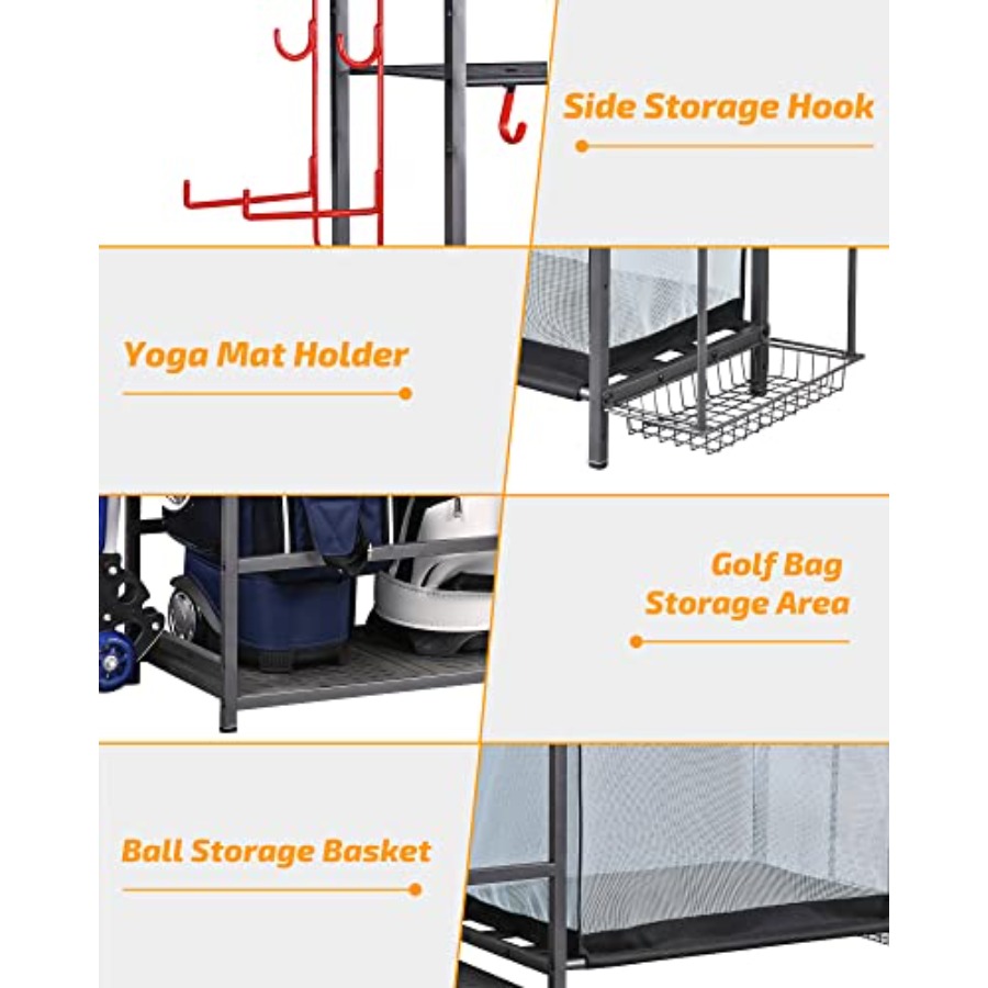 Extra Large Golf Storage Ball  - Golf Equipment Organizer For Garage のレビューと価格
