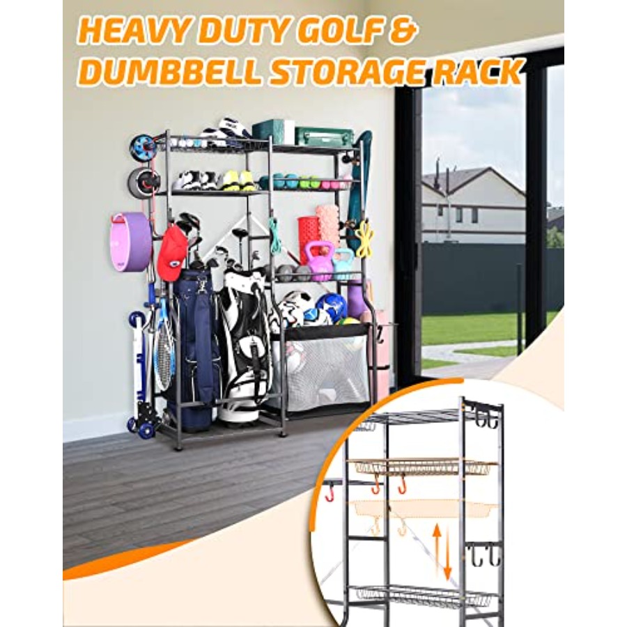 Extra Large Golf Storage Ball  - Golf Equipment Organizer For Garage のレビューと価格