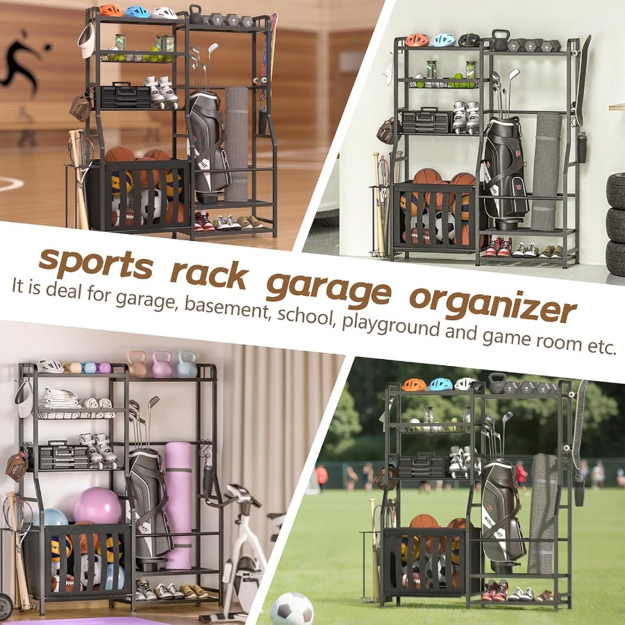 Garage Sports Equipment Organi - Golf Equipment Organizer For Garage のレビューと価格