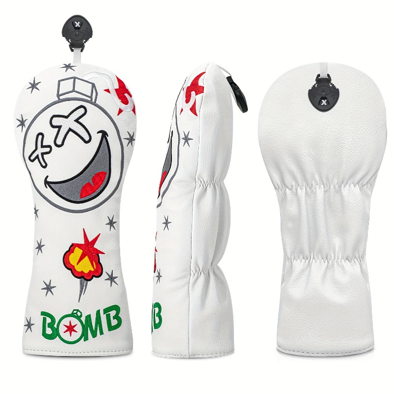 Golf Club Head Cover - White,  - Golf Equipment Organizer のレビューと価格