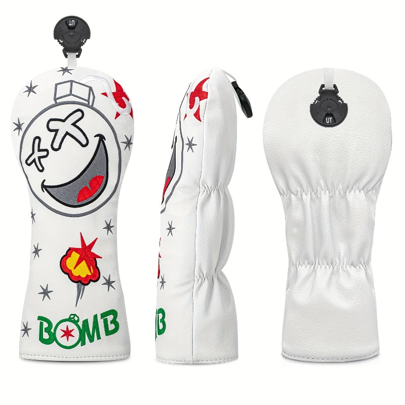 Golf Club Head Cover - White,  - Golf Equipment Organizer のレビューと価格