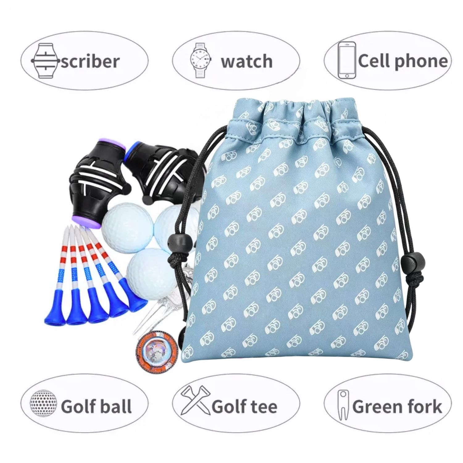 A Minimalist Blue Golf Valuabl - Golf Equipment Organizer のレビューと価格