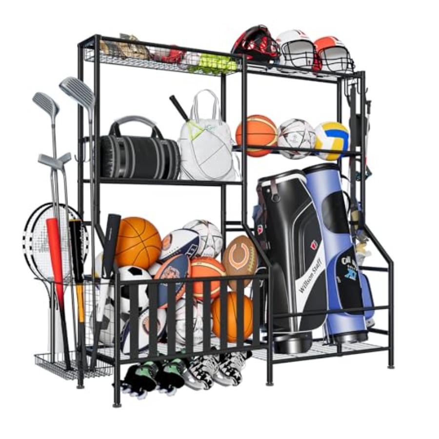 Sports Equipment Organizer Hea - Golf Equipment Organizer For Garage のレビューと価格