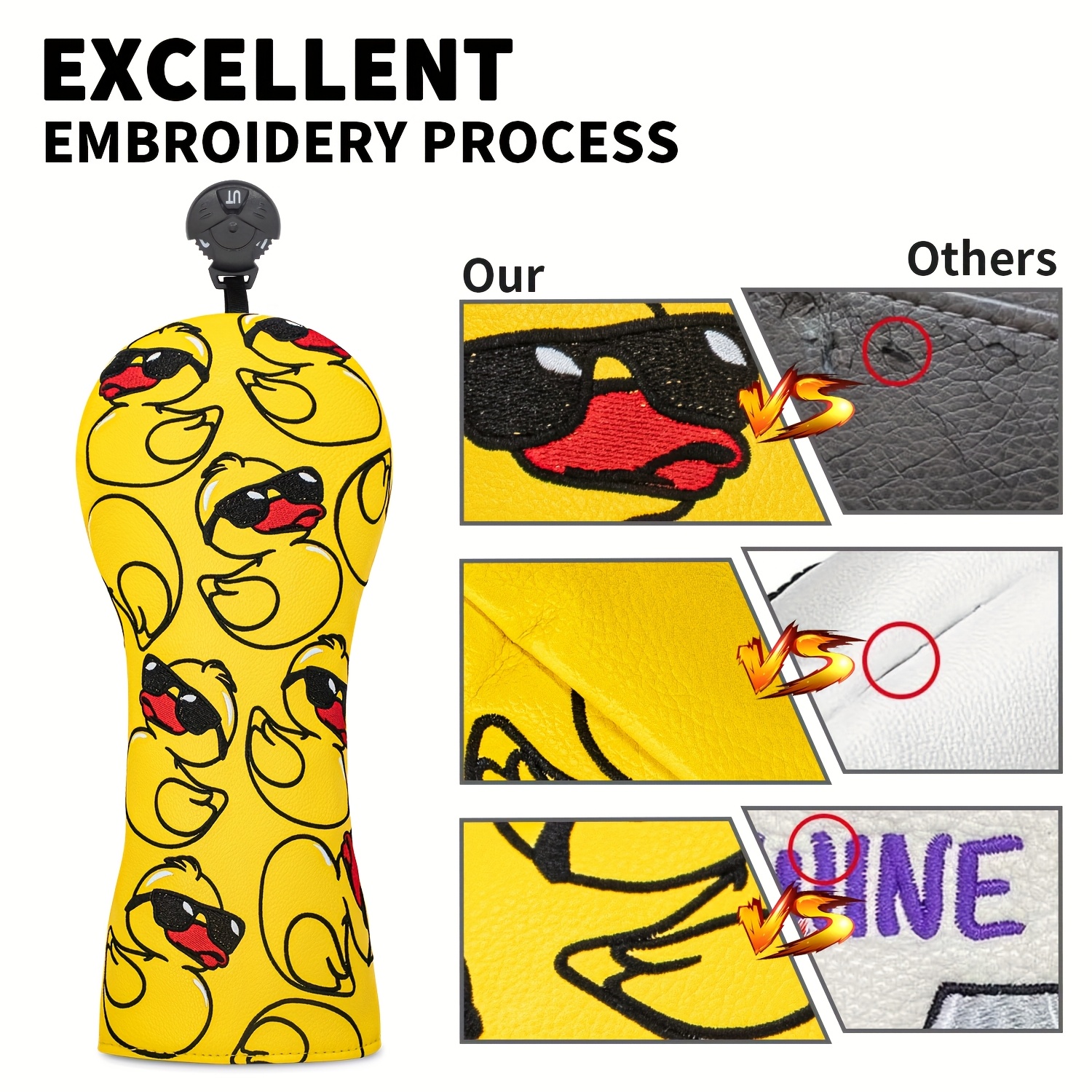 Adorable Yellow Duck-Themed Go - Golf Equipment Organizer のレビューと価格