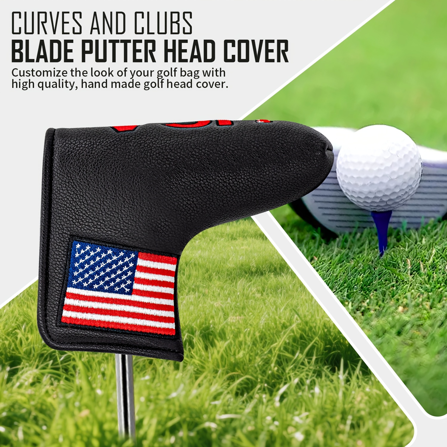 1pc USA Style Golf Putter Cove - Headcover Driver のレビューと価格