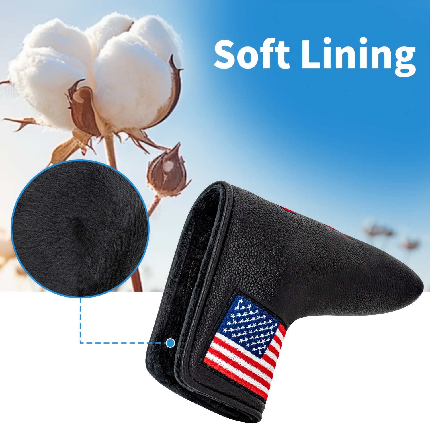 1pc USA Style Golf Putter Cove - Headcover Driver のレビューと価格