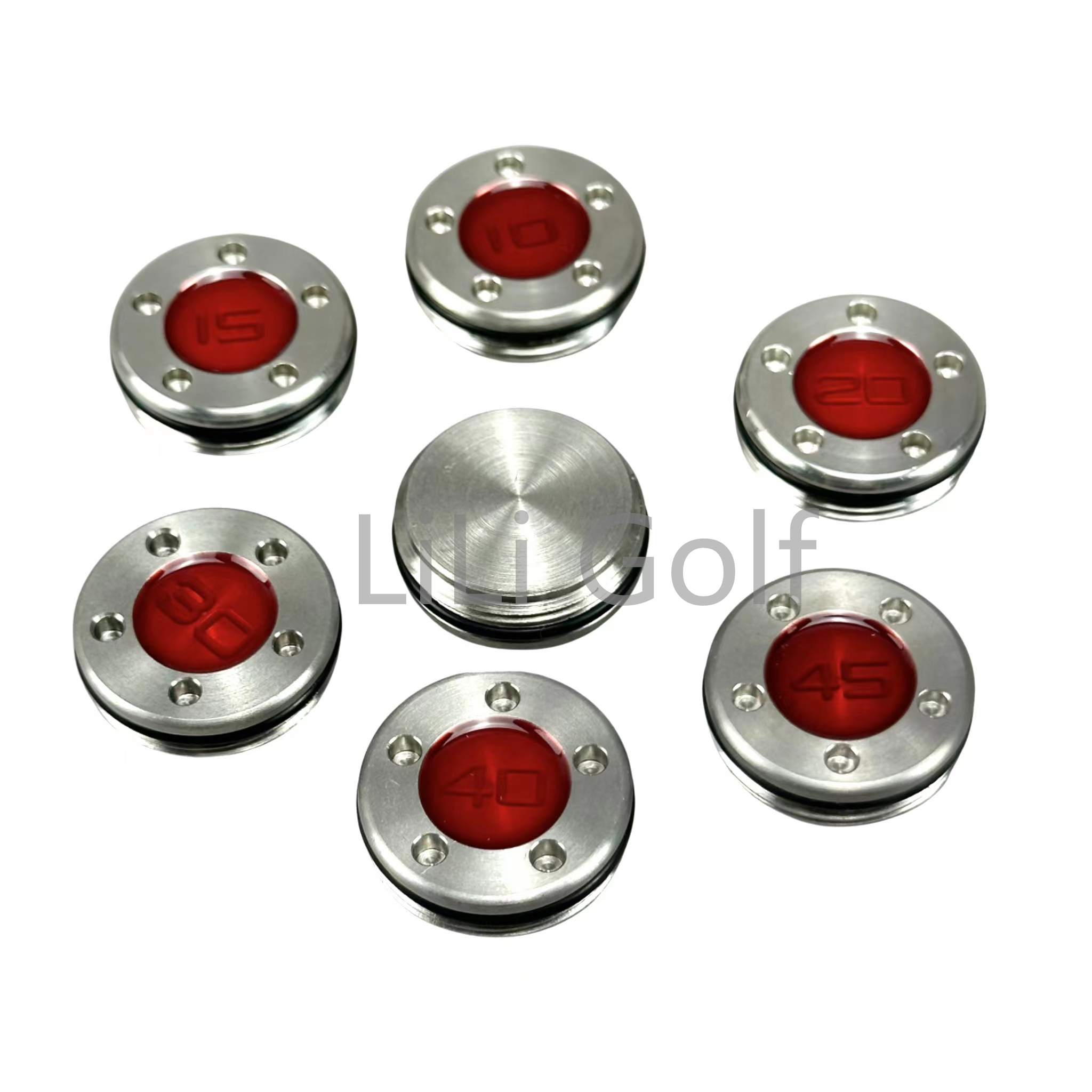 2pcs Red Golf Weight Custom Pu - Driver Golf Titanium のレビューと価格