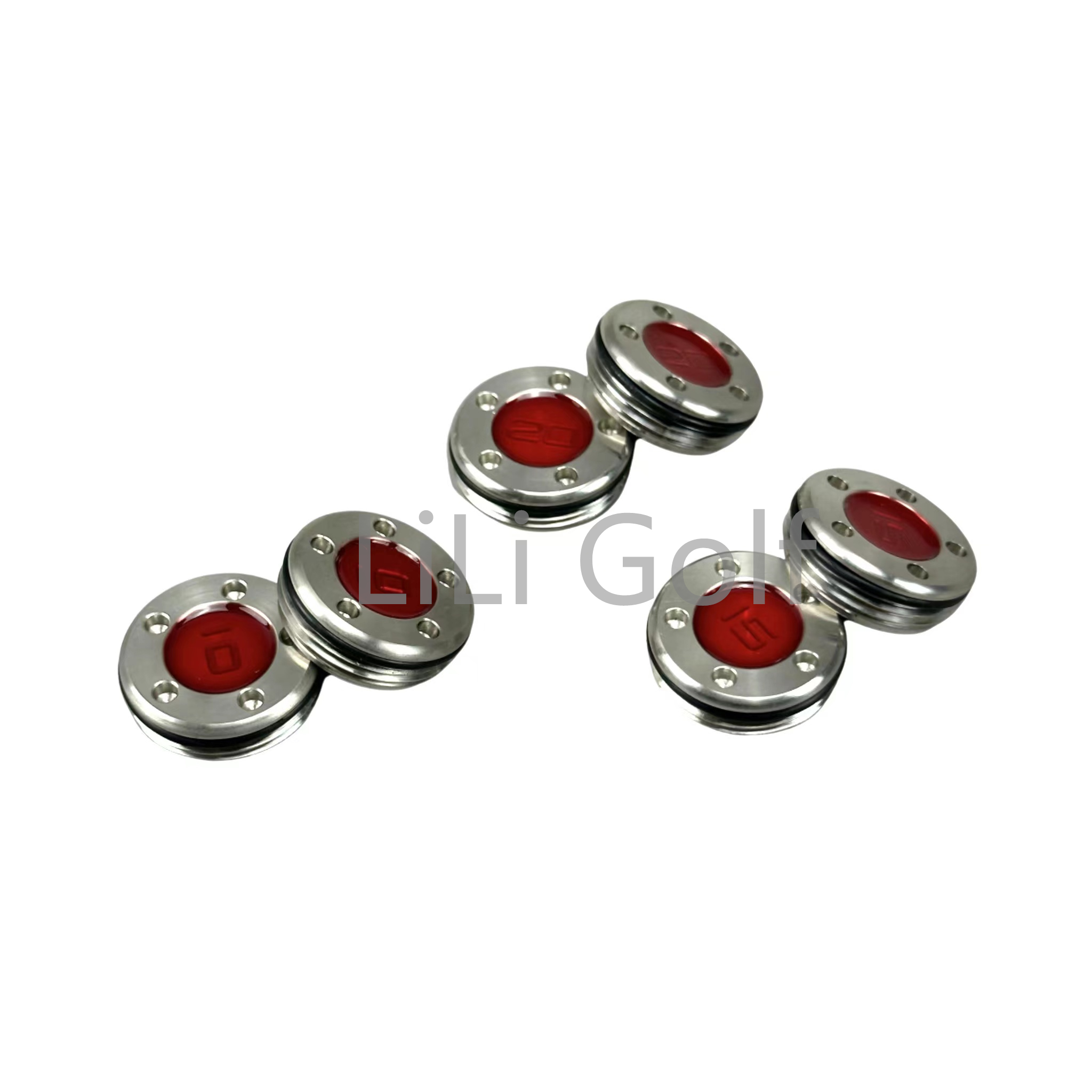 2pcs Red Golf Weight Custom Pu - Driver Golf Titanium のレビューと価格
