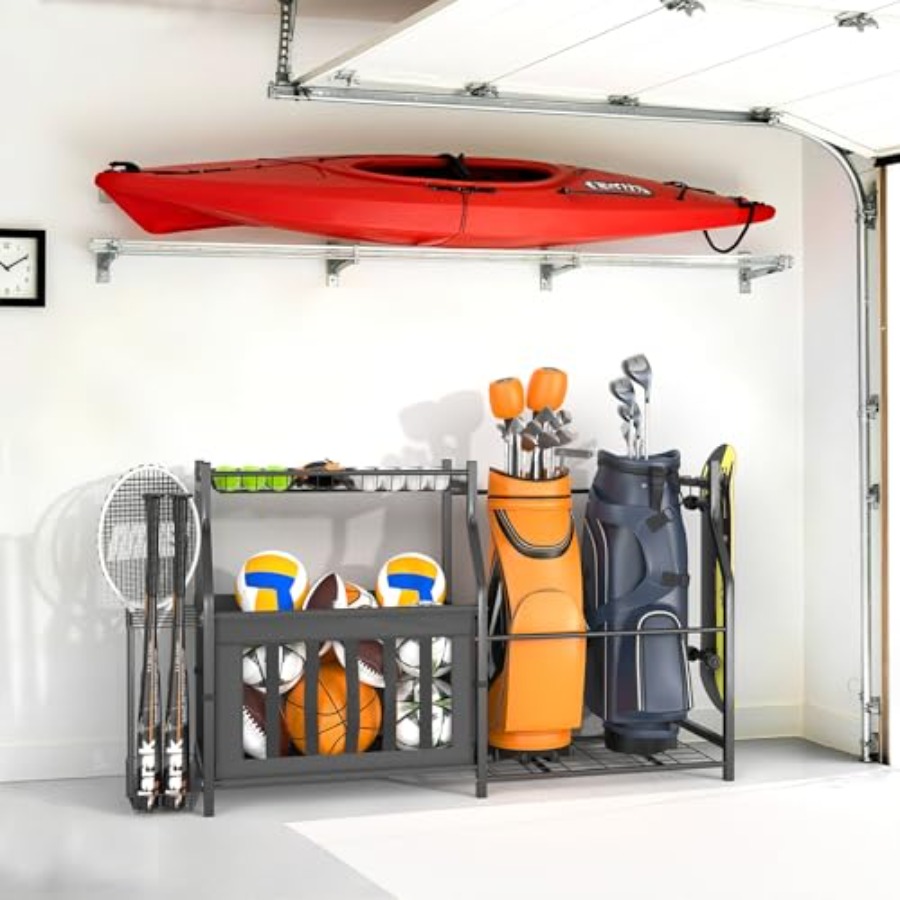 Garage Sports Equipment Organi - Golf Equipment Organizer For Garage のレビューと価格