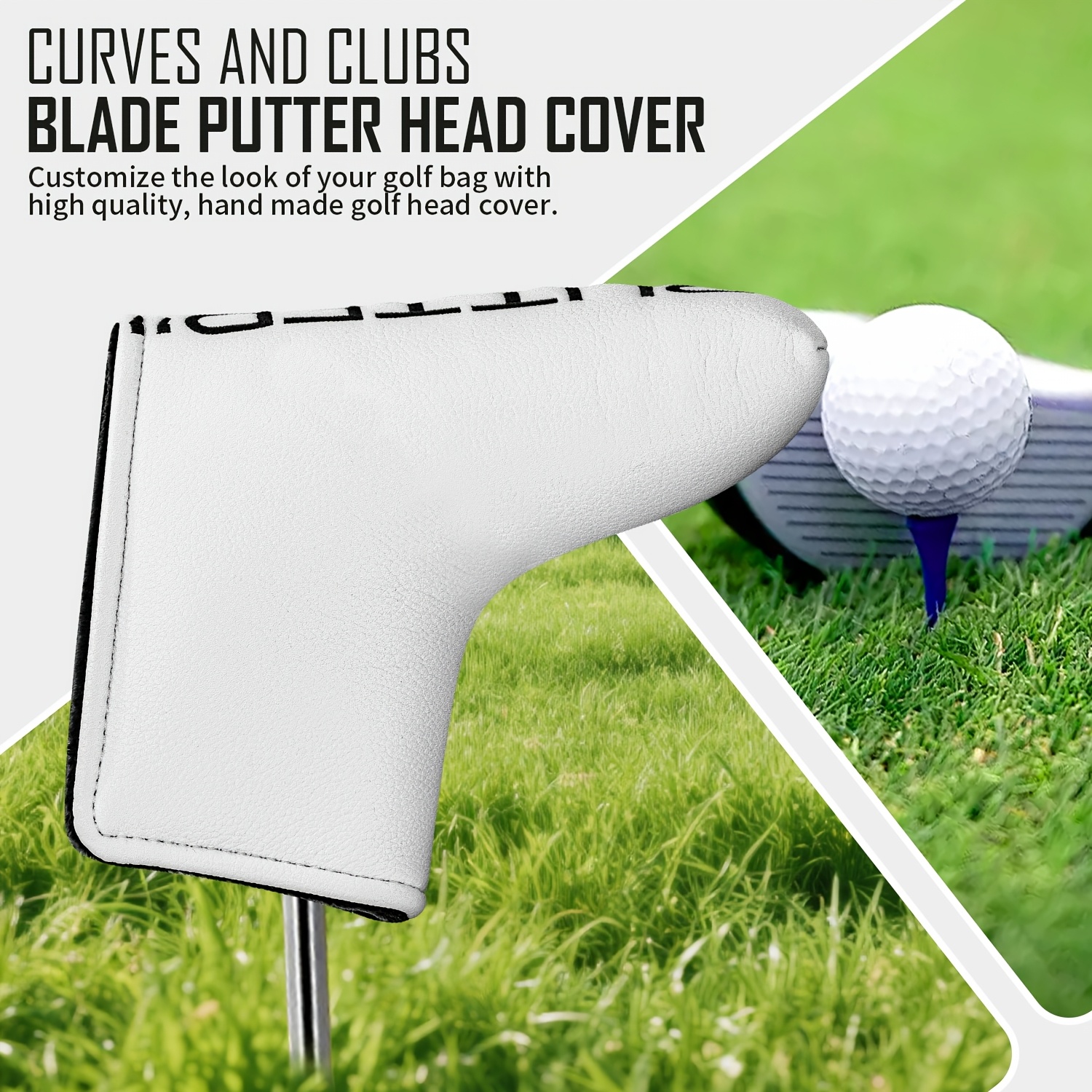 1pc Trendy Blade Golf Putter H - Headcover Driver のレビューと価格