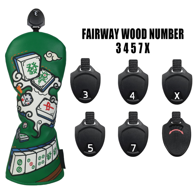 Golf Club Cover, Mahjong Style - Golf Equipment Organizer のレビューと価格