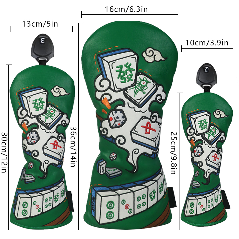 Golf Club Cover, Mahjong Style - Golf Equipment Organizer のレビューと価格