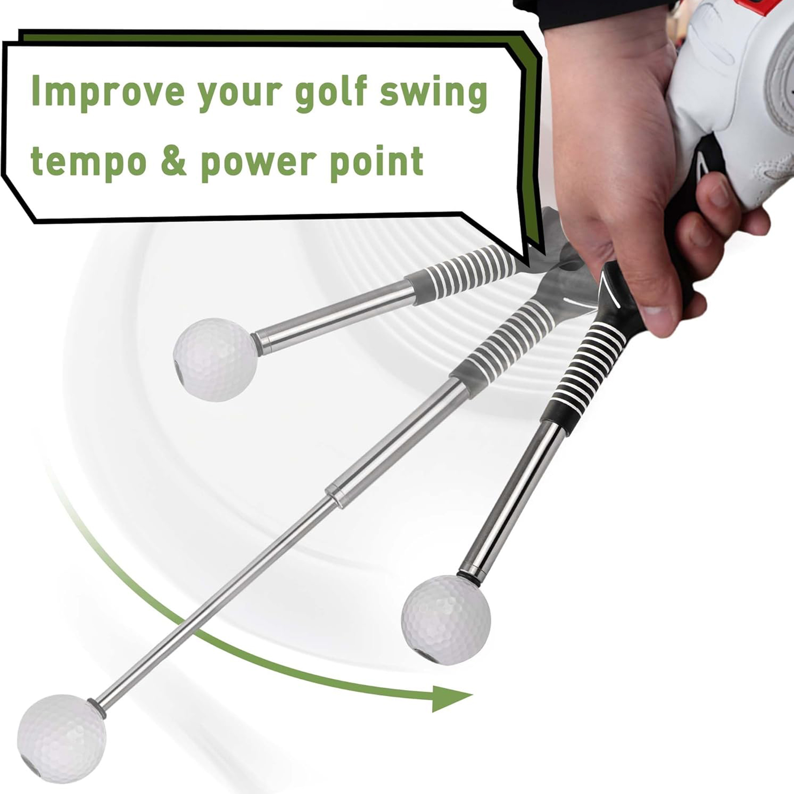 Retractable Golf Swing Trainin - Practice Equipment For Golf のレビューと価格