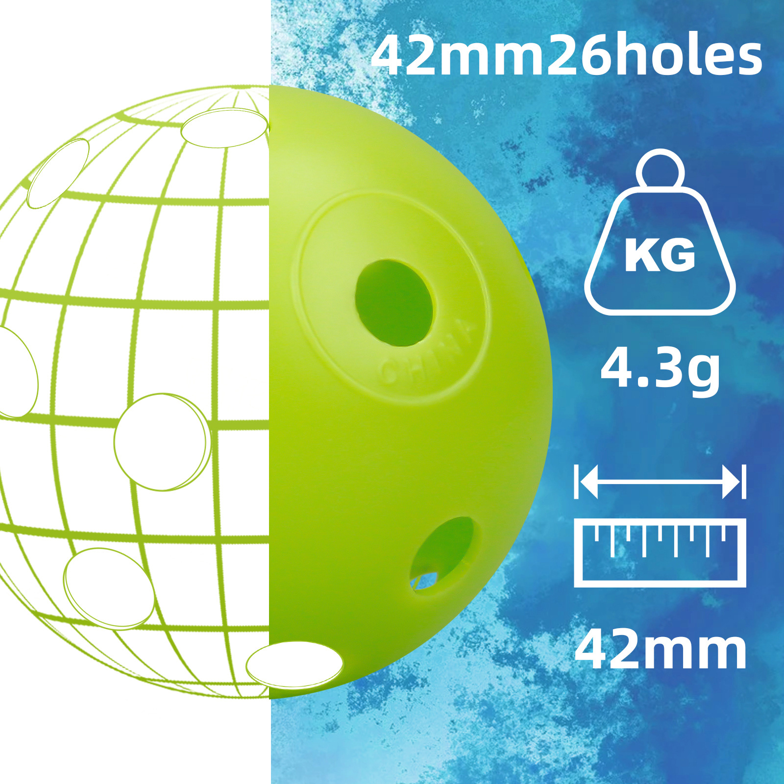 24Pcs/Bag 42MM Practice Golf B - Practice Equipment For Golf のレビューと価格